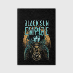 Обложка для паспорта матовая кожа Black sun empire - neurofunk