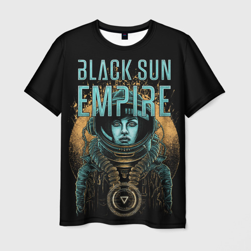 Мужская футболка 3D Black sun empire - neurofunk, цвет 3D печать