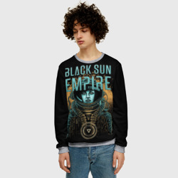 Мужской свитшот 3D Black sun empire - neurofunk - фото 2