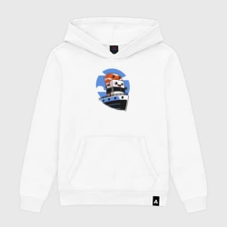 Женская толстовка хлопок Вкусная суши-любовь на Титанике