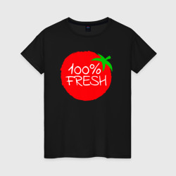 Свежий томат – Женская футболка хлопок с принтом купить со скидкой в -20%