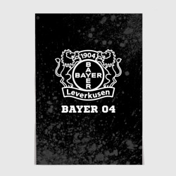 Постер Bayer 04 sport на темном фоне