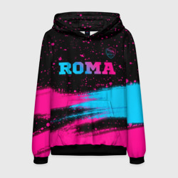 Мужская толстовка 3D Roma - neon gradient посередине