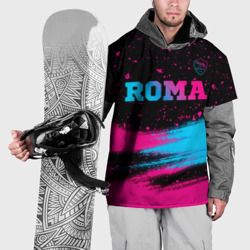 Накидка на куртку 3D Roma - neon gradient посередине