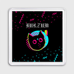 Магнит 55*55 Burzum - rock star cat