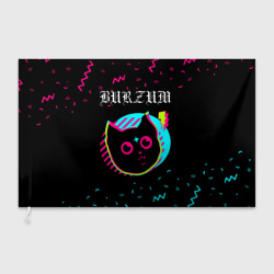 Флаг 3D Burzum - rock star cat