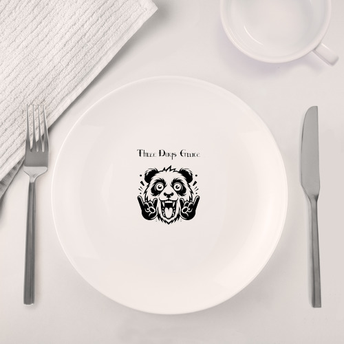 Набор: тарелка + кружка Three Days Grace - rock panda - фото 4