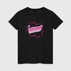 Розовая искра - ms. woow – Женская футболка хлопок с принтом купить со скидкой в -20%