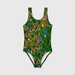 Детский купальник 3D Карта из Героев 3 - фото 2