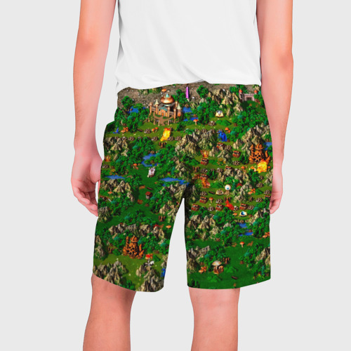 Мужские шорты 3D Карта из Героев 3, цвет 3D печать - фото 2
