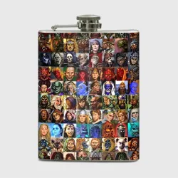Фляга Портреты всех героев Heroes of Might and Magic