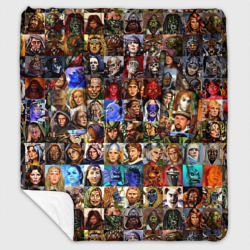 Плед с рукавами Портреты всех героев Heroes of Might and Magic