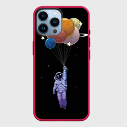 Космонавт с воздушными шарами – Чехол для iPhone 14 Pro Max с принтом купить