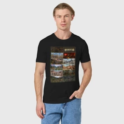Мужская футболка хлопок Герои 3 - замки - фото 2