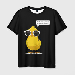 Утенок в очках – Мужская футболка 3D с принтом купить со скидкой в -26%