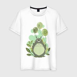 Green Totoro – Мужская футболка хлопок с принтом купить со скидкой в -20%