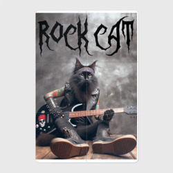 Магнитный плакат 2Х3 Rock cat - ai art