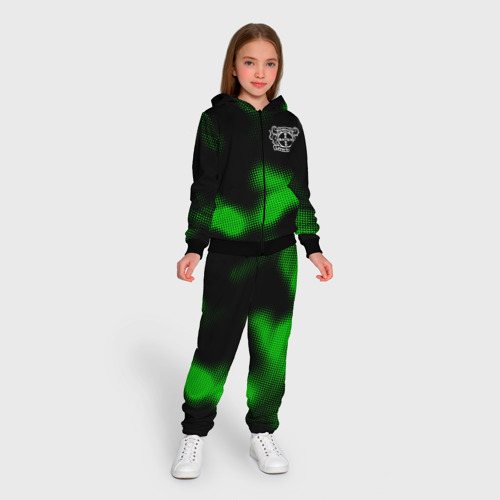 Детский костюм 3D Bayer 04 sport halftone, цвет черный - фото 5