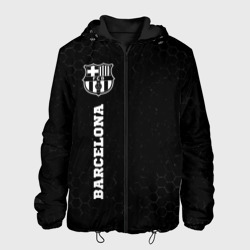 Мужская куртка 3D Barcelona sport на темном фоне по-вертикали