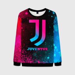 Мужской свитшот 3D Juventus - neon gradient