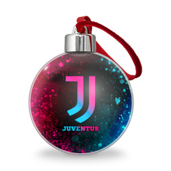 Ёлочный шар Juventus - neon gradient