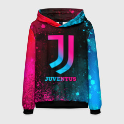 Мужская толстовка 3D Juventus - neon gradient