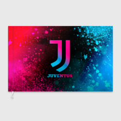 Флаг 3D Juventus - neon gradient