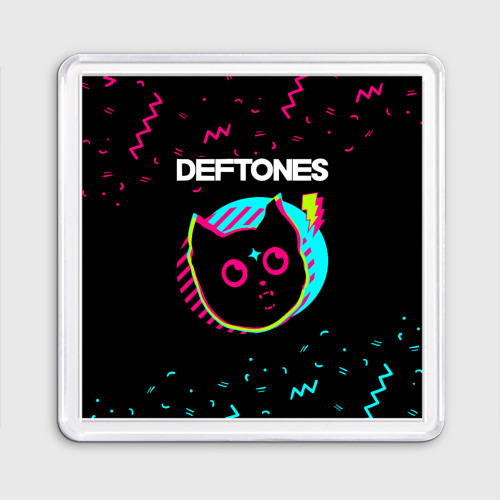 Магнит 55*55 Deftones - rock star cat