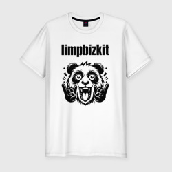 Мужская футболка хлопок Slim Limp Bizkit - rock panda