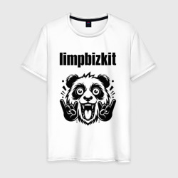 Мужская футболка хлопок Limp Bizkit - rock panda