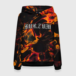 Женская толстовка 3D Burzum red lava