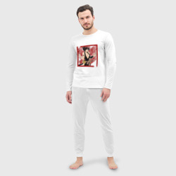 Мужская пижама с лонгсливом хлопок Юдзуриха - Адский рай - фото 2