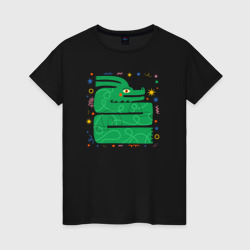 Cute dragon – Женская футболка хлопок с принтом купить со скидкой в -20%