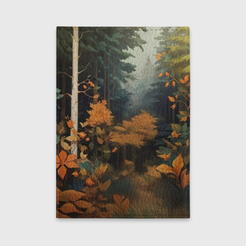Обложка для автодокументов Лисёнок на лесной прогулке, цвет оранжевый - фото 2