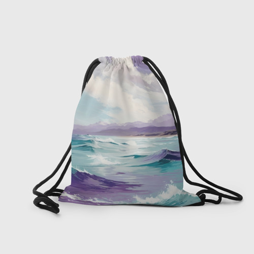 Рюкзак-мешок 3D Яхта идущая по волнам  - фото 2