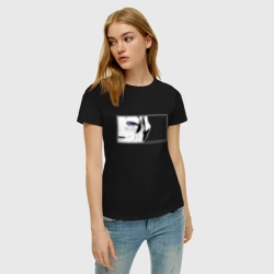 Женская футболка хлопок Взгляд Мао Мао - фото 2