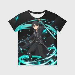 Детская футболка 3D Кирито из Сао