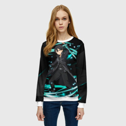 Женский свитшот 3D Кирито из Сао - фото 2