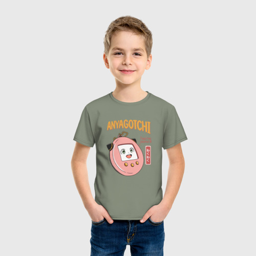 Детская футболка хлопок с принтом Анягочи Семья шпиона, фото на моделе #1