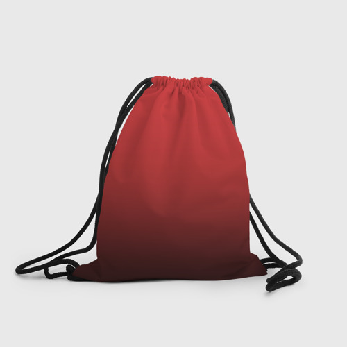 Рюкзак-мешок 3D Градиент клубнично-чёрный