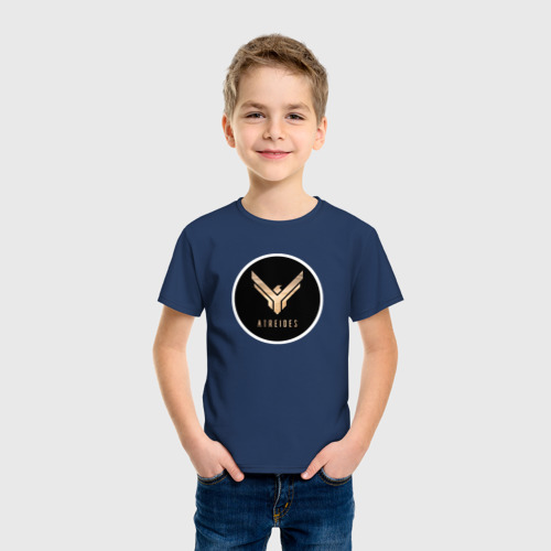 Детская футболка хлопок Дом Атрейдесов из Дюна, цвет темно-синий - фото 3