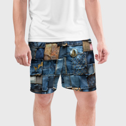 Мужские шорты спортивные Значок архитектора на джинсах - фото 2