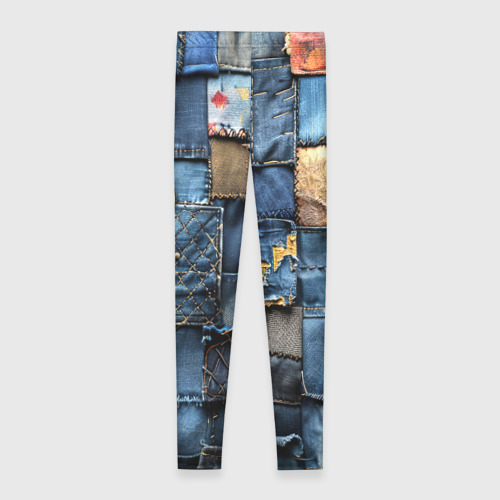 Леггинсы 3D Значок архитектора на джинсах, цвет 3D печать - фото 2