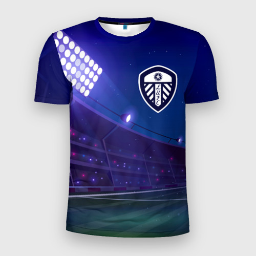 Мужская футболка 3D Slim Leeds United ночное поле, цвет 3D печать