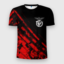 Мужская футболка 3D Slim Benfica sport grunge