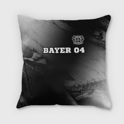 Подушка 3D Bayer 04 sport на темном фоне посередине