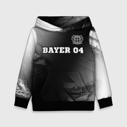 Детская толстовка 3D Bayer 04 sport на темном фоне посередине