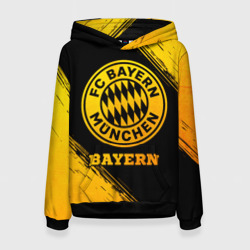 Женская толстовка 3D Bayern - gold gradient