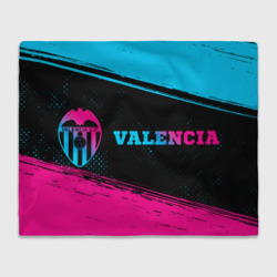 Плед 3D Valencia - neon gradient по-горизонтали