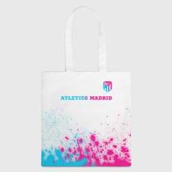 Шоппер 3D Atletico Madrid neon gradient style посередине